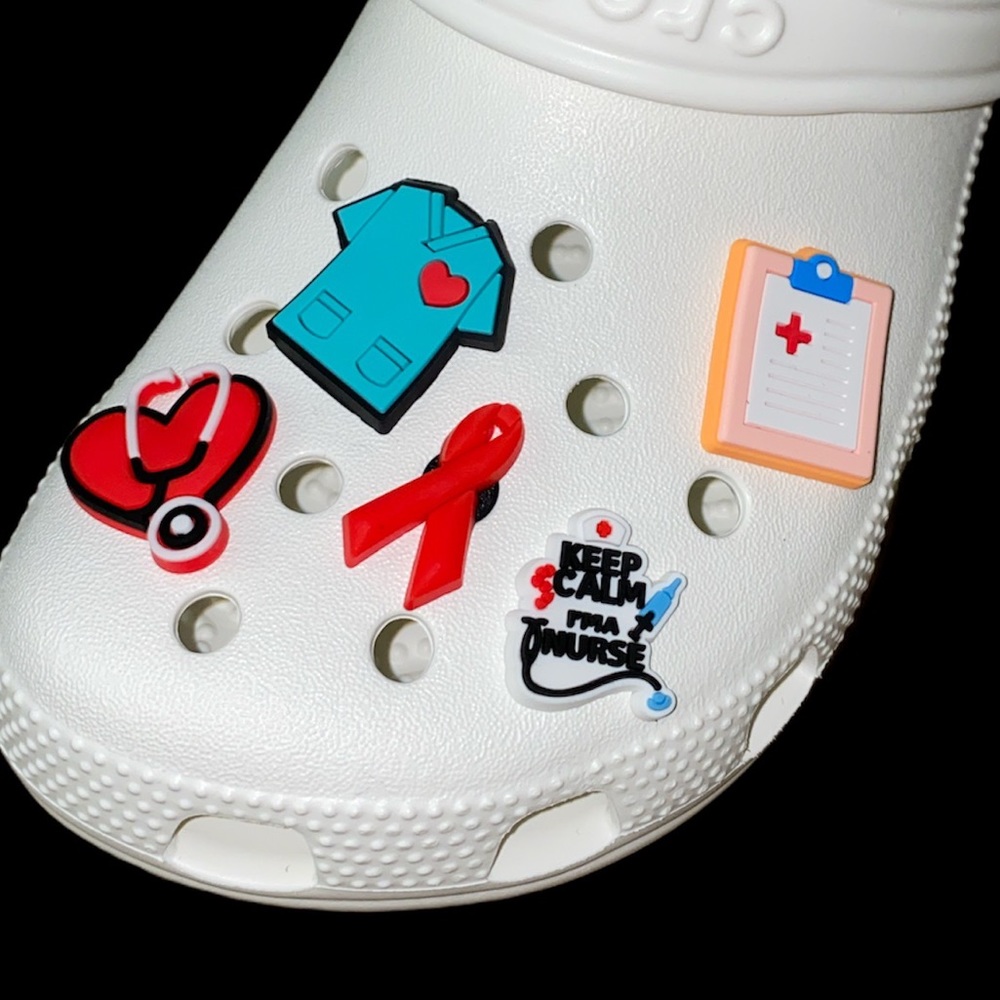 Nurse Croc Charms